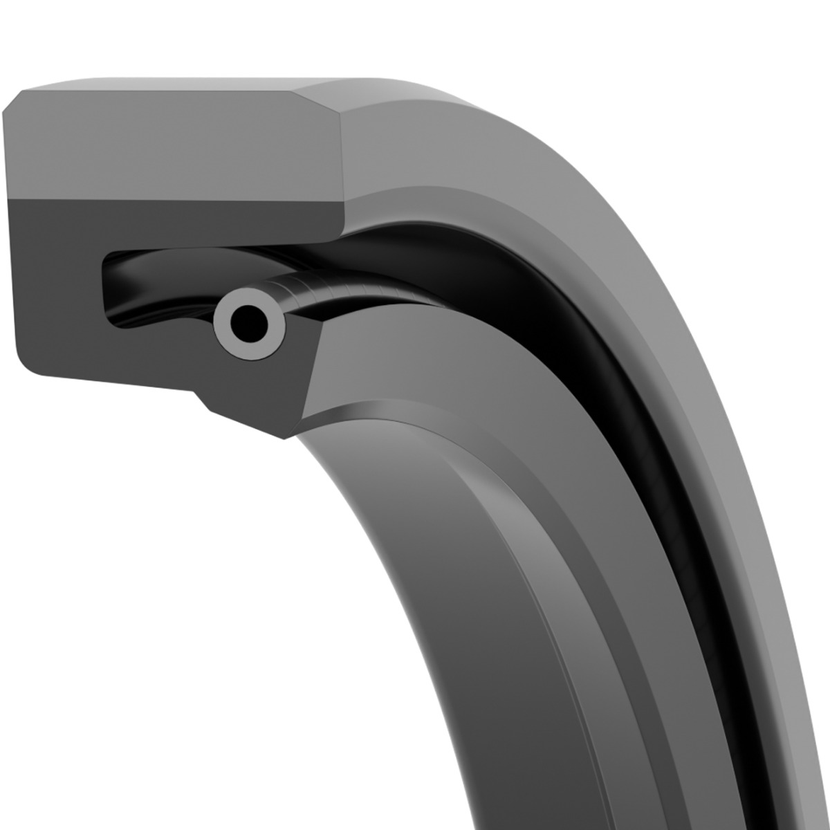 Spring-Energized Unbounded Oil Seal